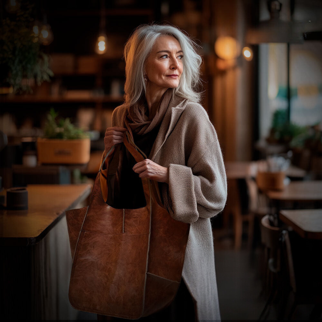 Rose | Klassische Vintage-Handtasche