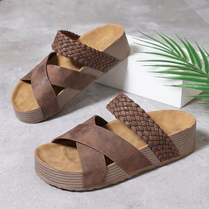 Elisabeth | Stilvolle geflochtene Sandalen