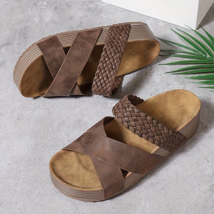 Elisabeth | Stilvolle geflochtene Sandalen