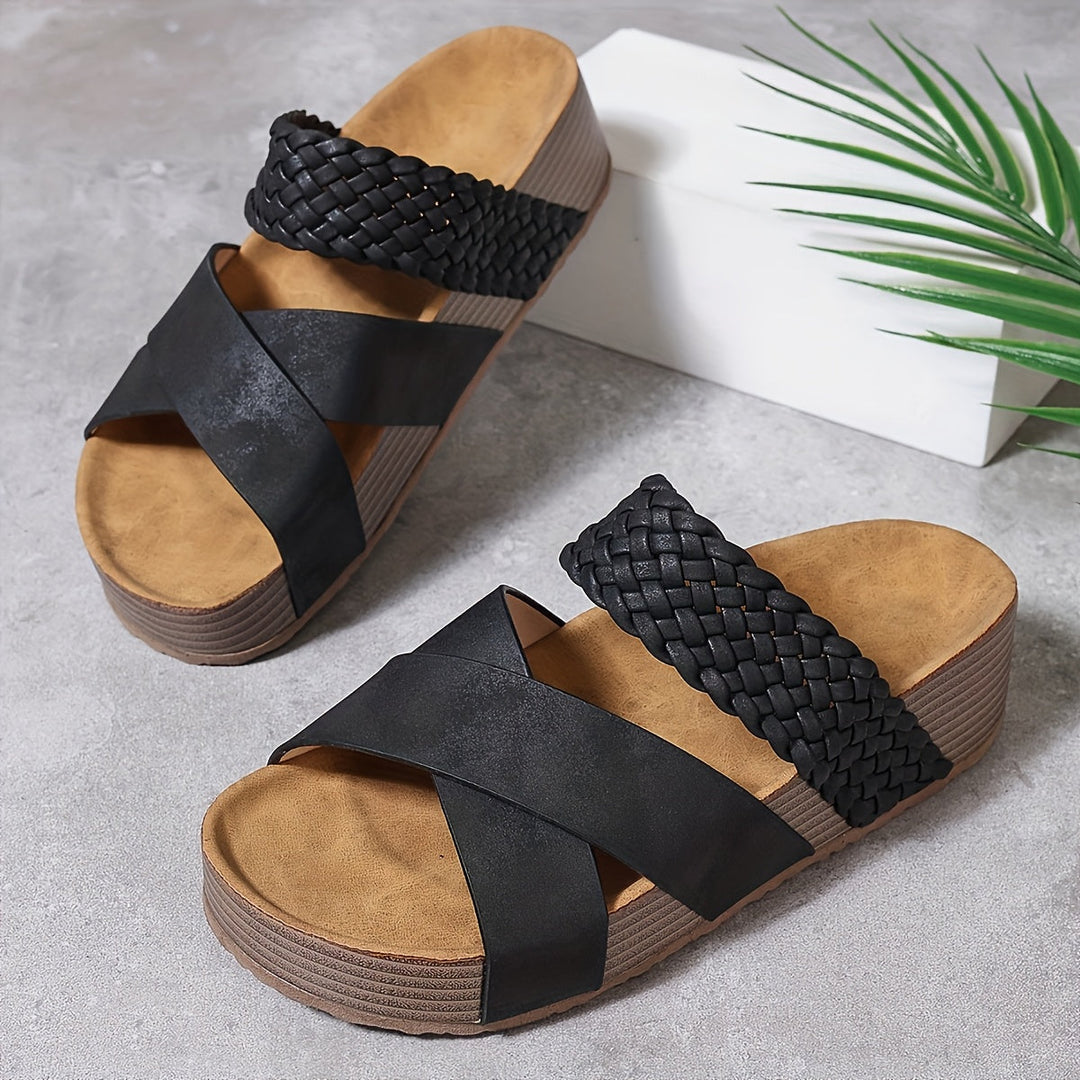 Elisabeth | Stilvolle geflochtene Sandalen