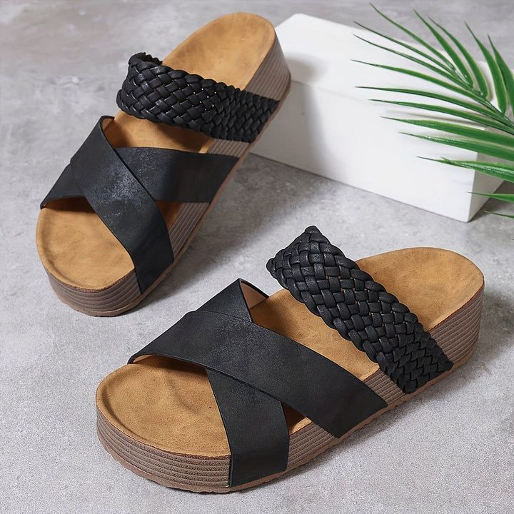 Elisabeth | Stilvolle geflochtene Sandalen