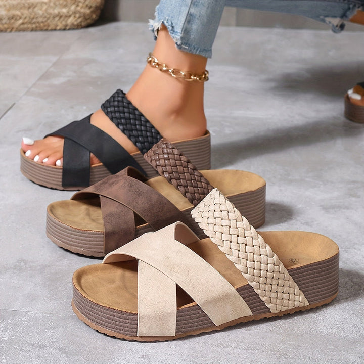 Elisabeth | Stilvolle geflochtene Sandalen