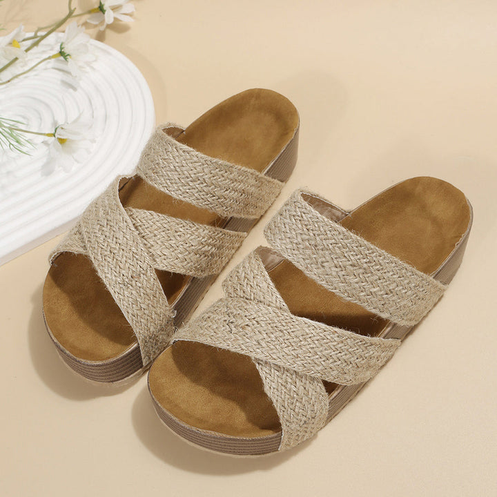 Elisabeth | Stilvolle geflochtene Sandalen