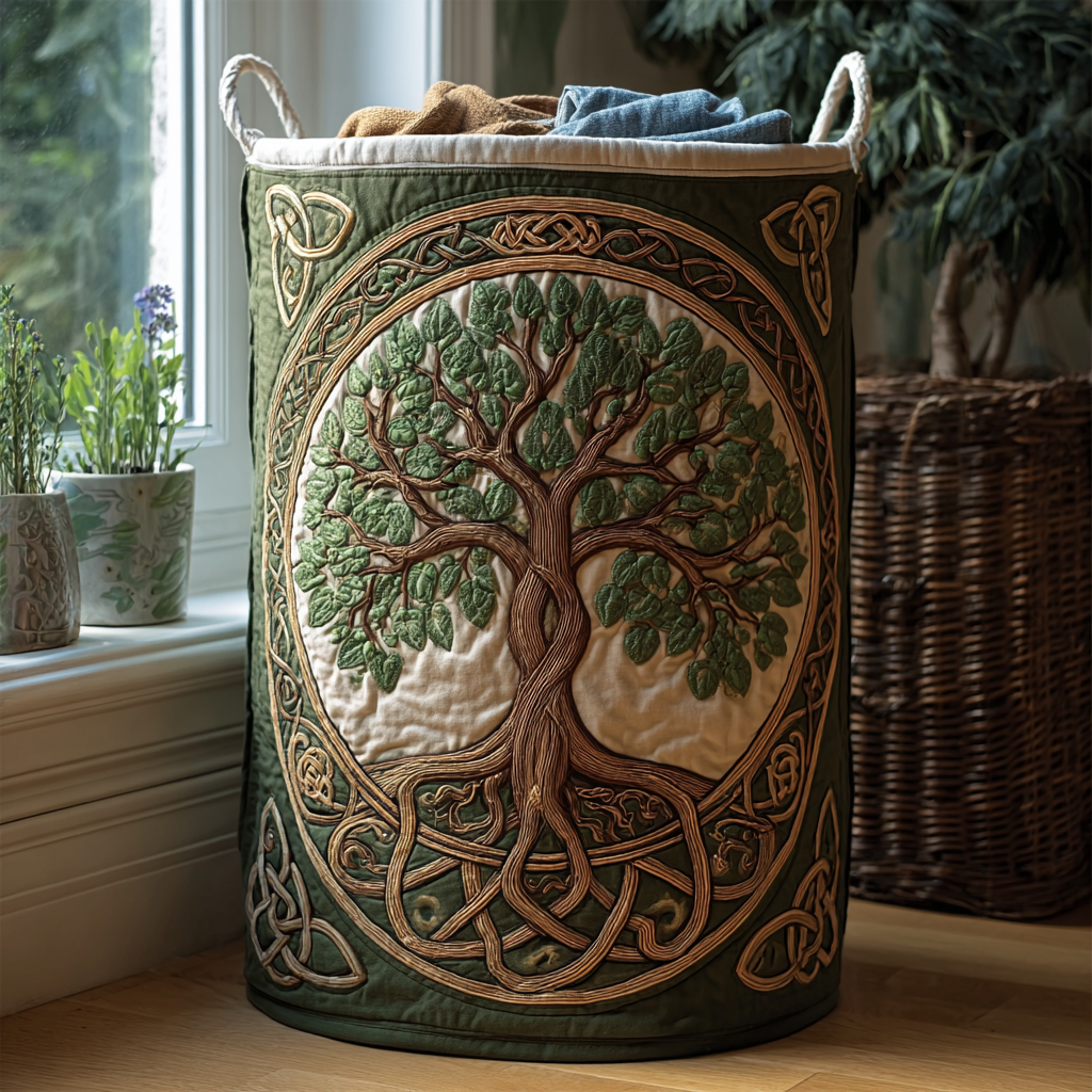 Lebensbaum | Handcrafted Laundry Basket