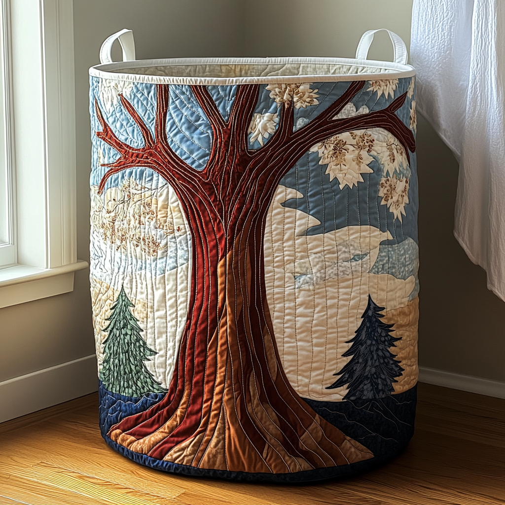 Lebensbaum | Handcrafted Laundry Basket