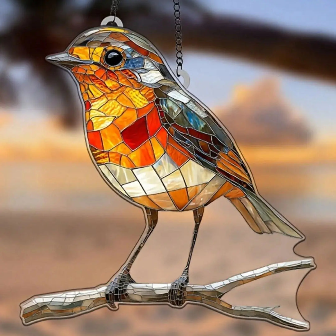 Glänzender Vogel