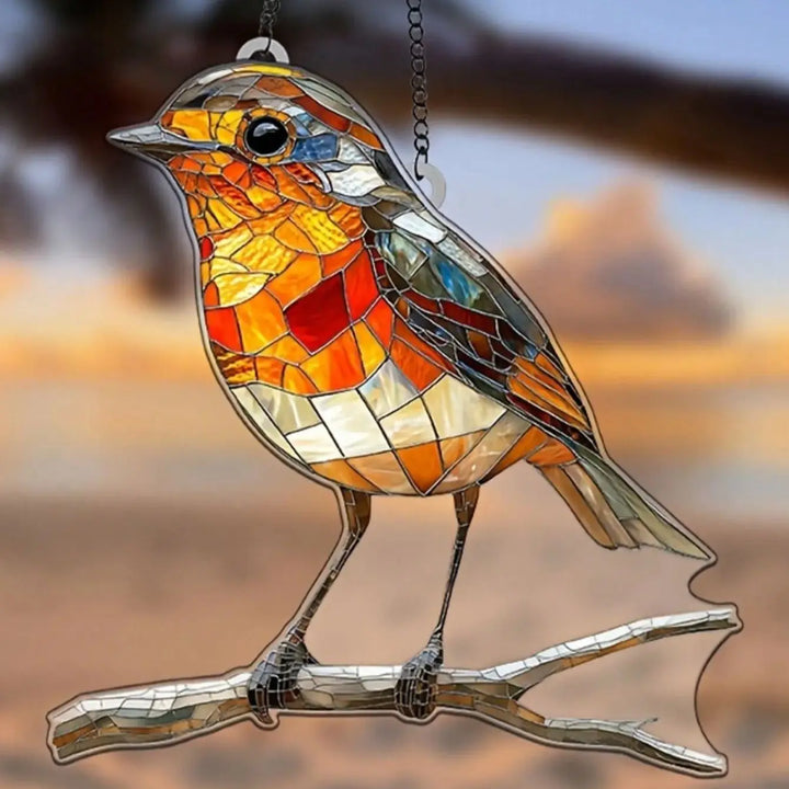 Glänzender Vogel