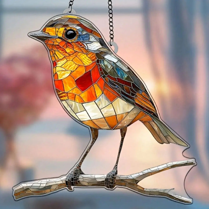 Glänzender Vogel