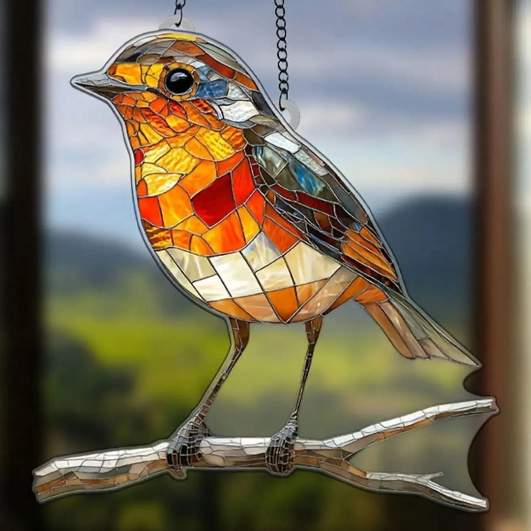 Glänzender Vogel