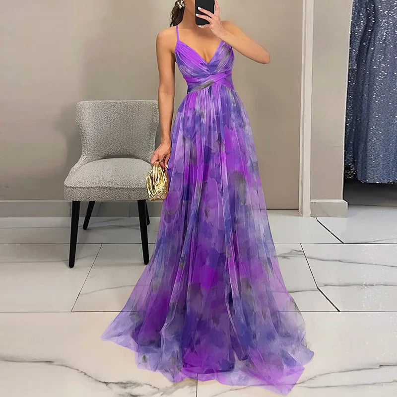 Ruth | Wunderschönes Maxikleid mit floralem Muster