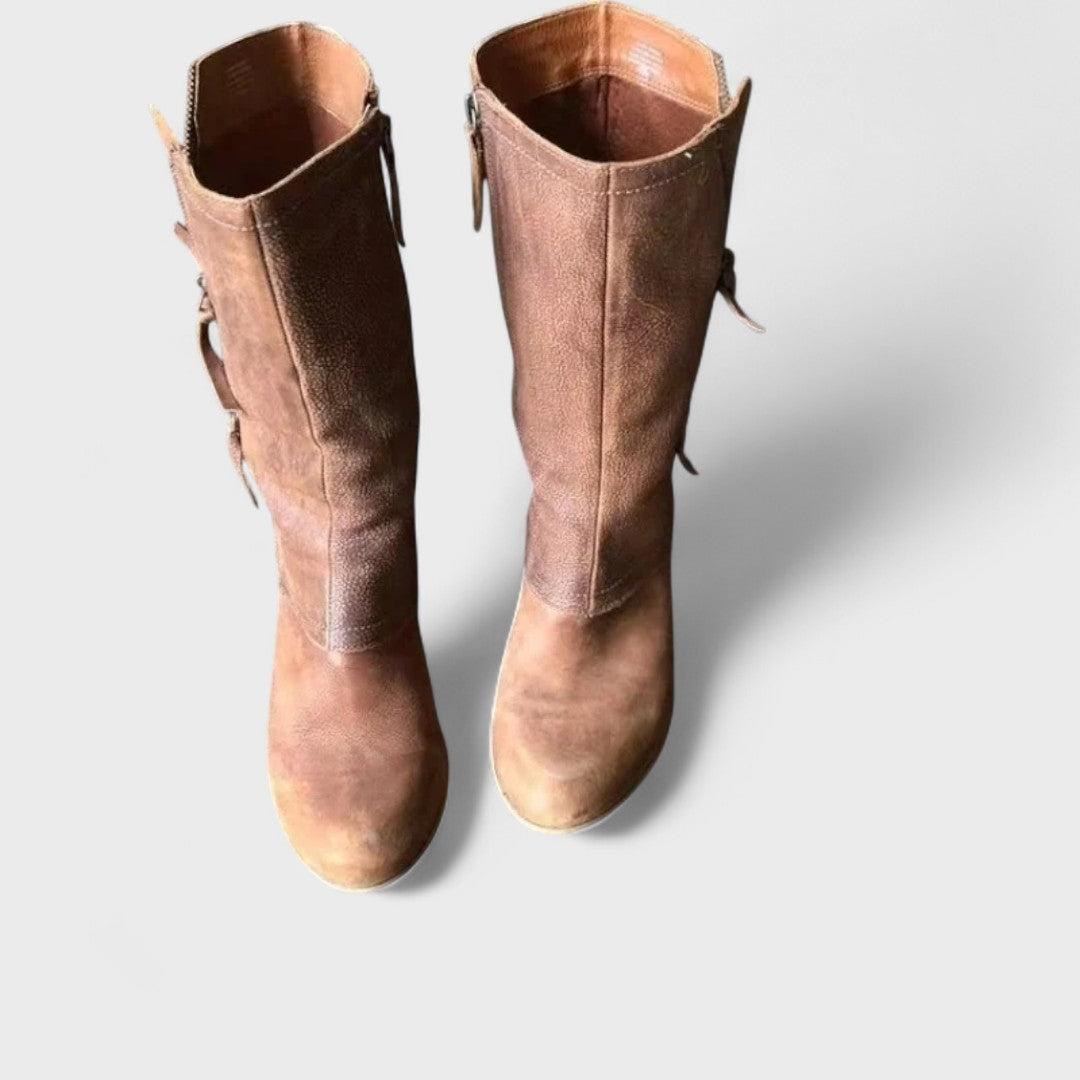 Daria | Vintage Wadenhohe Stiefel