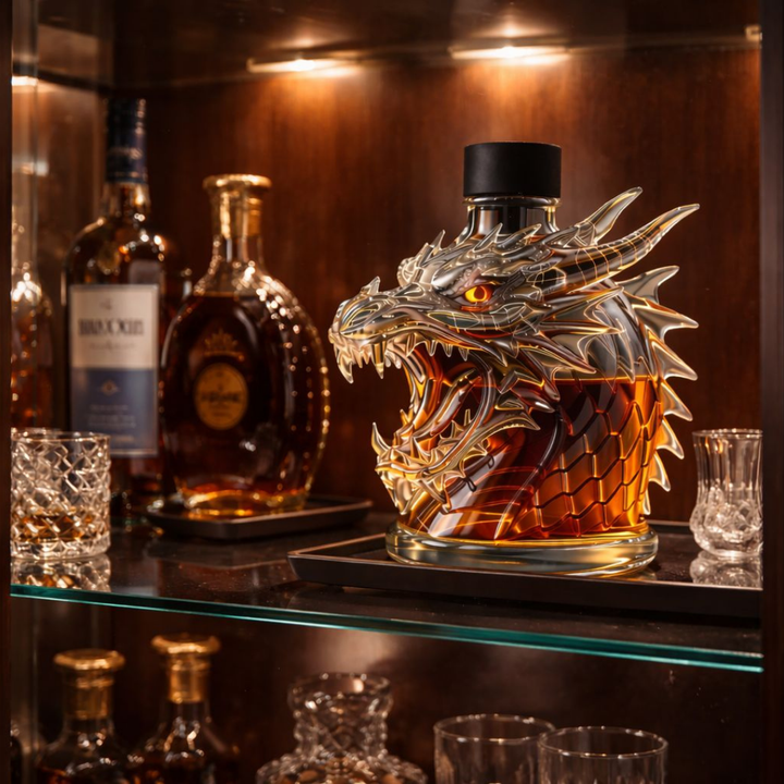 Whiskyflasche - Drachen-Sonderausgabe
