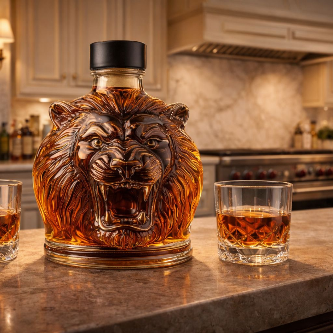 Löwenedition Whiskyflasche