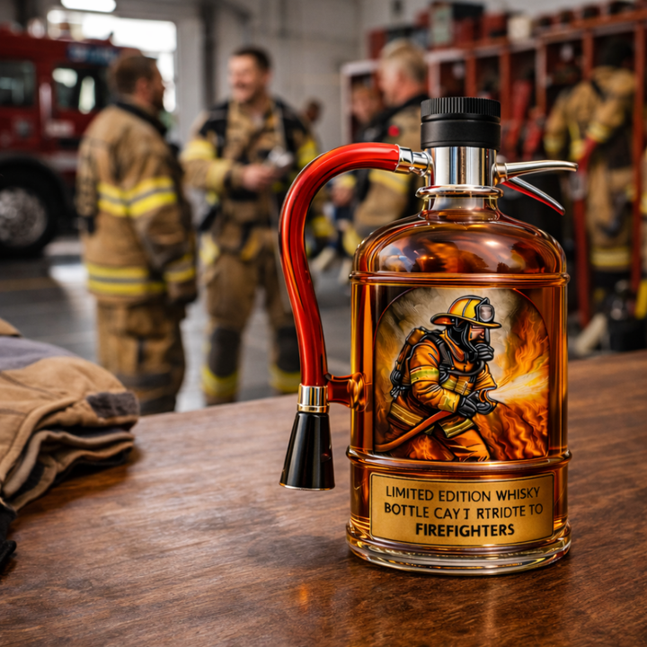 Whisky-Flasche - Feuerlöscher-Sonderausgabe