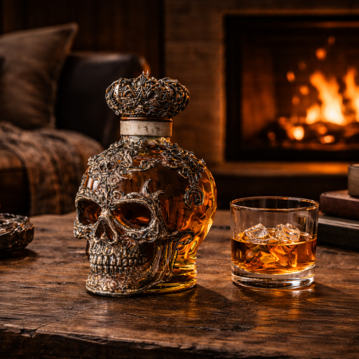Totenkopf Edition Whisky-Flasche