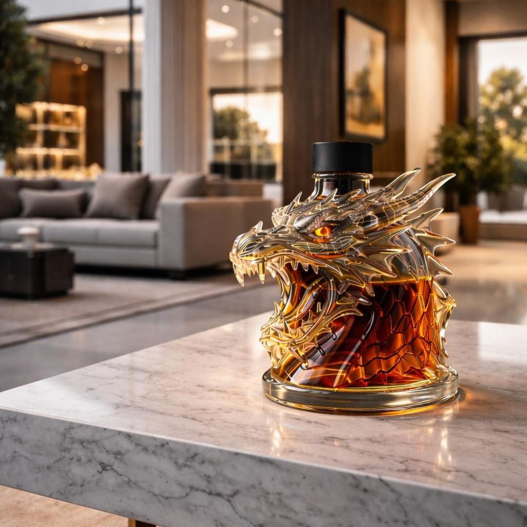Whiskyflasche - Drachen-Sonderausgabe