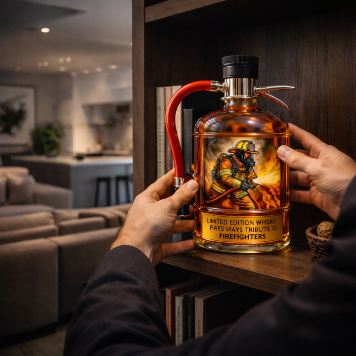 Whisky-Flasche - Feuerlöscher-Sonderausgabe
