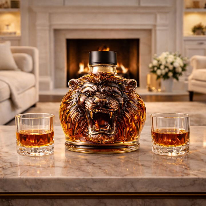 Löwenedition Whiskyflasche