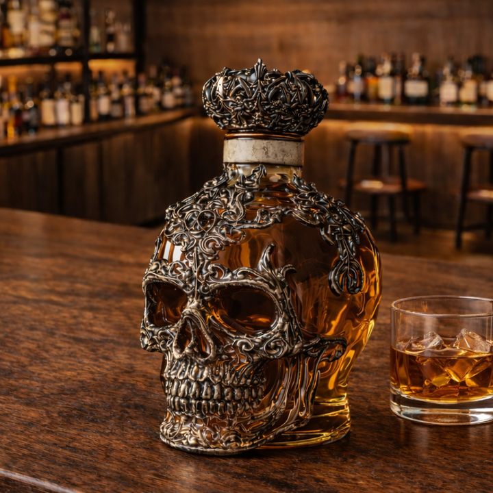 Totenkopf Edition Whisky-Flasche