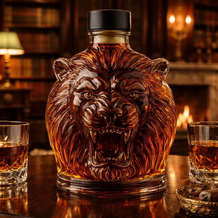 Löwenedition Whiskyflasche