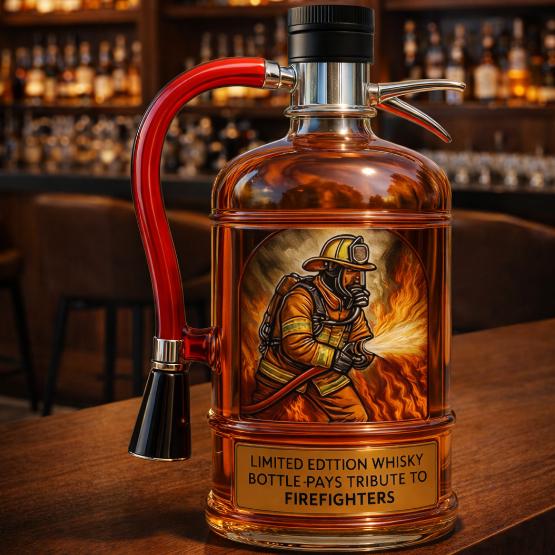 Whisky-Flasche - Feuerlöscher-Sonderausgabe