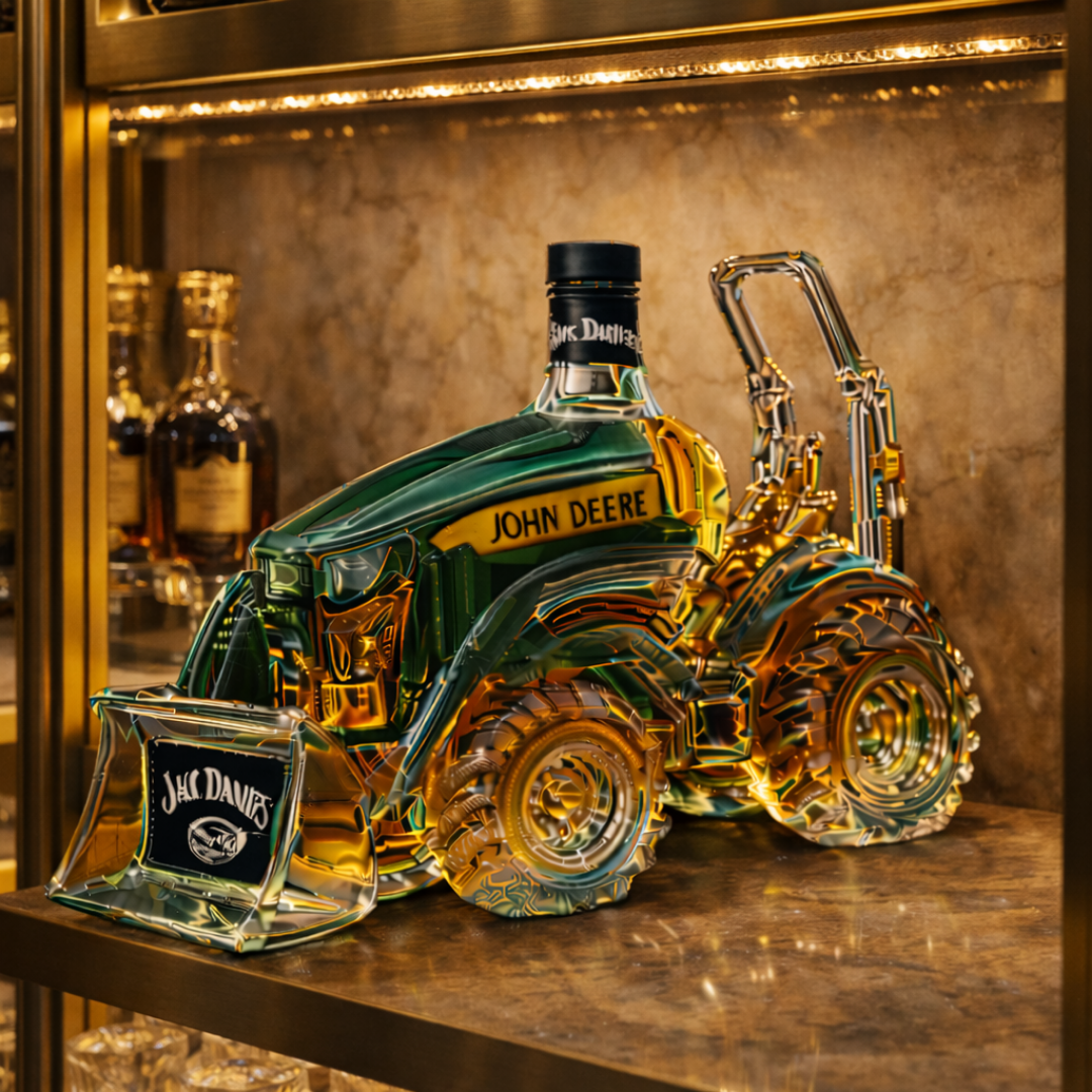 Jack Daniel's Whiskyflasche - Traktorausgabe