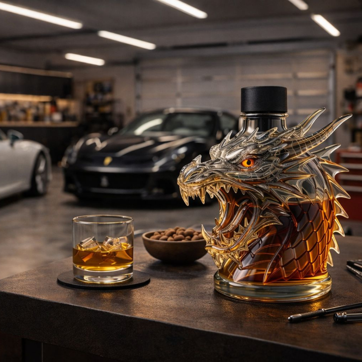 Whiskyflasche - Drachen-Sonderausgabe