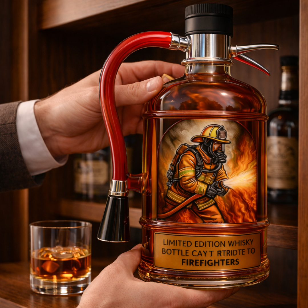 Whisky-Flasche - Feuerlöscher-Sonderausgabe