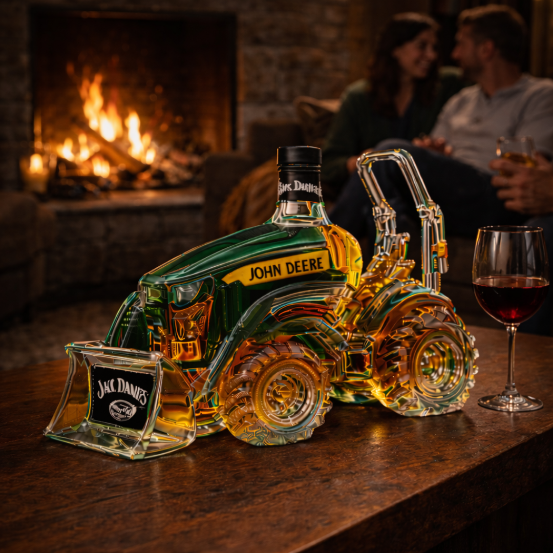 Jack Daniel's Whiskyflasche - Traktorausgabe