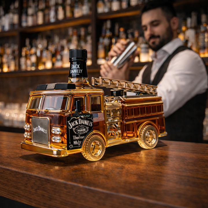 Jack Daniel's Whisky Bottle - Firefighter Edition