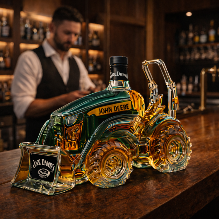 Jack Daniel's Whiskyflasche - Traktorausgabe