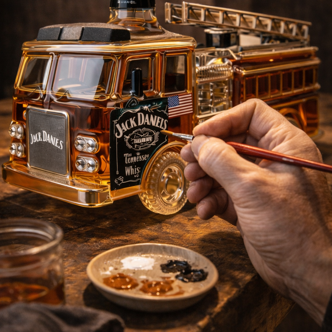 Jack Daniel's Whisky Bottle - Firefighter Edition
