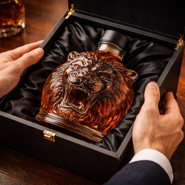 Löwenedition Whiskyflasche