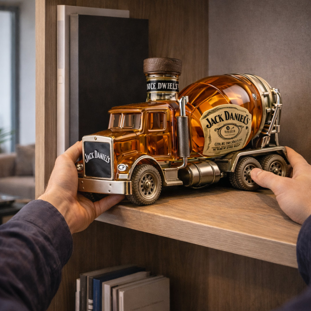 Jack Daniel's Whiskyflasche - Lkw-Sonderedition