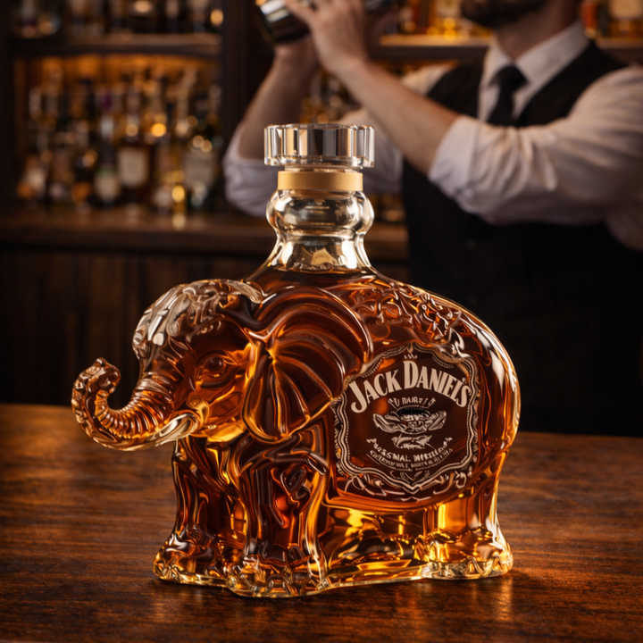 Jack Daniel's Whisky Bottle - Elephant Edition