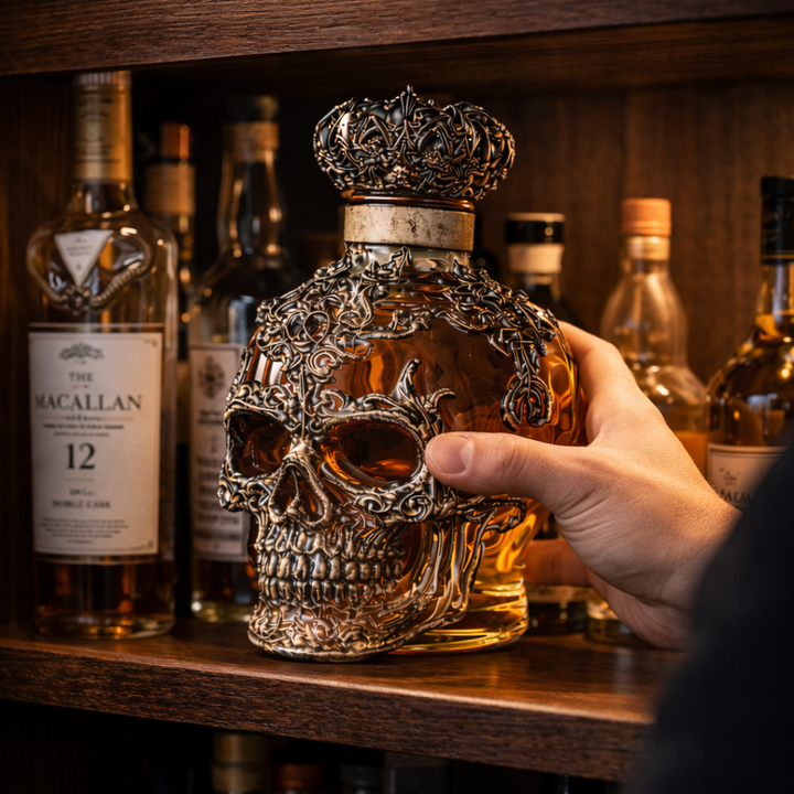 Totenkopf Edition Whisky-Flasche