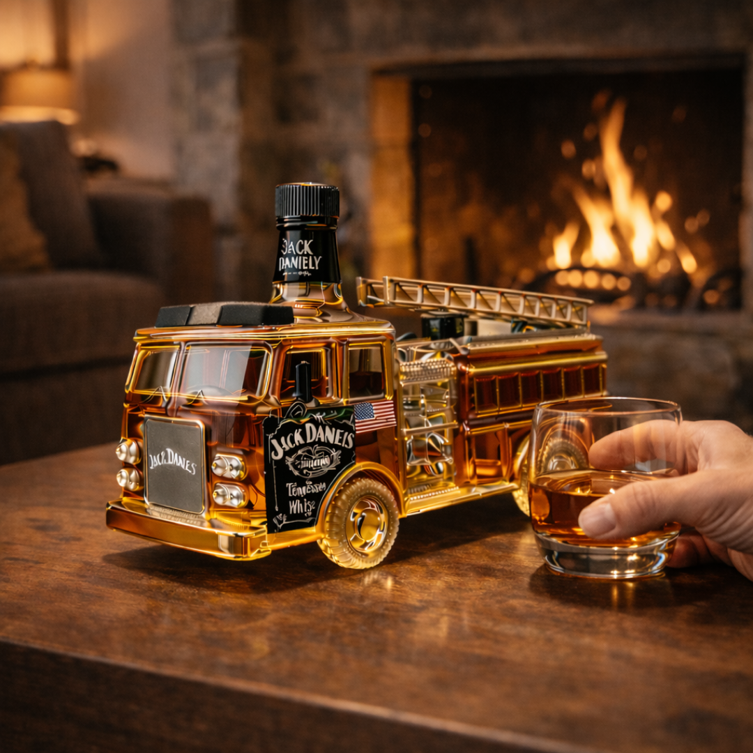 Jack Daniel's Whisky Bottle - Firefighter Edition