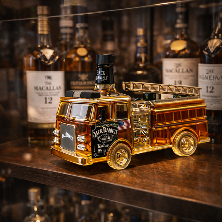 Jack Daniel's Whisky Bottle - Firefighter Edition