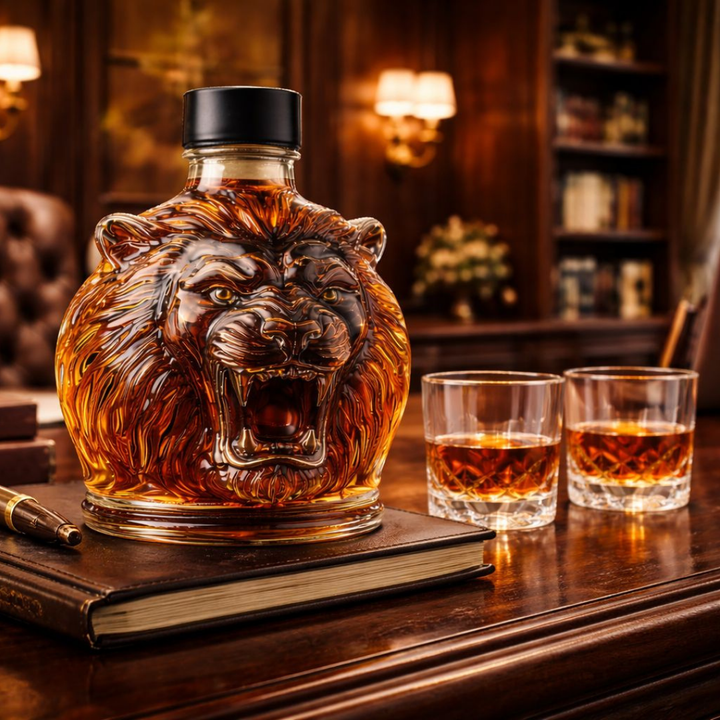 Löwenedition Whiskyflasche