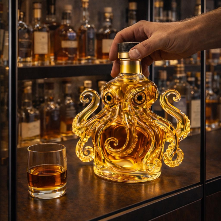 Octopus Edition Whisky Bottle