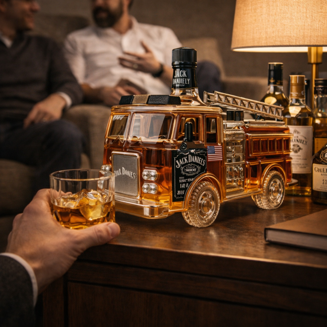 Jack Daniel's Whisky Bottle - Firefighter Edition