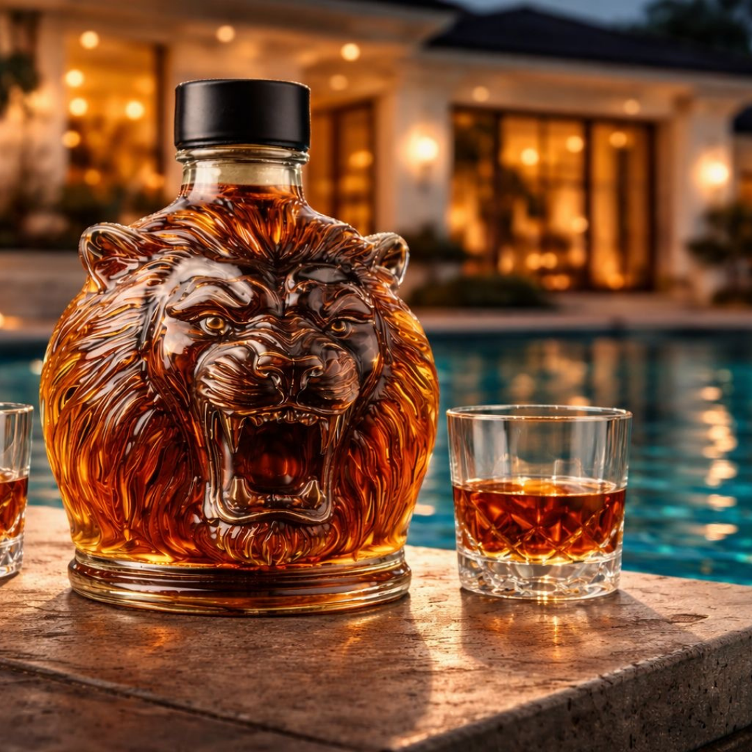 Löwenedition Whiskyflasche
