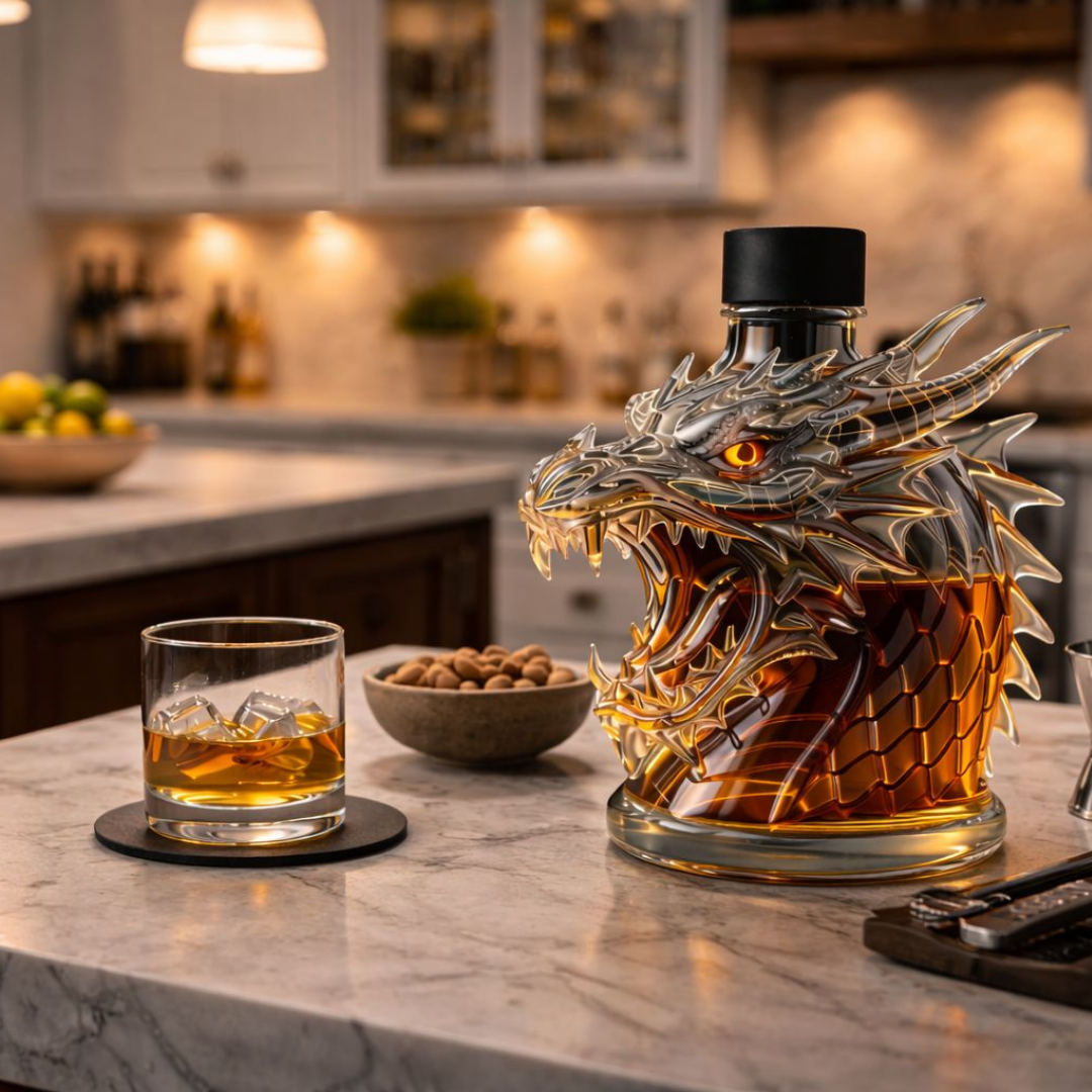 Whiskyflasche - Drachen-Sonderausgabe