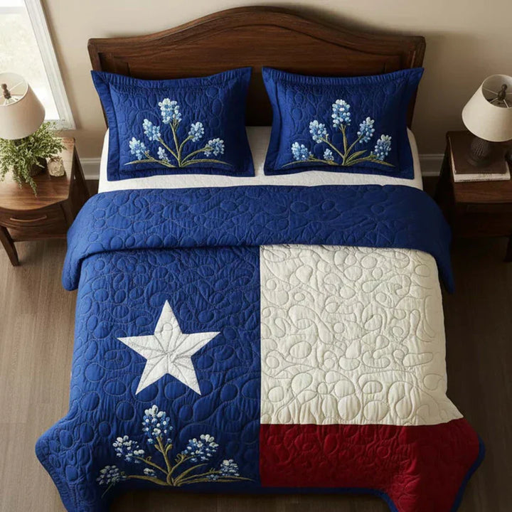 3-teiliges Bettwäsche-Set - Texas Stolz