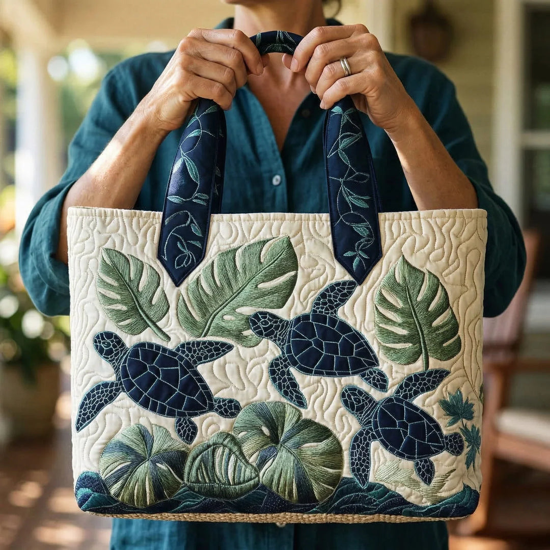 Handgemachte Tasche – Inspiriert von der Meeresschildkröte