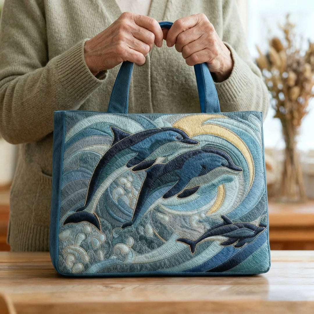 Ocean Dolphin Handtasche
