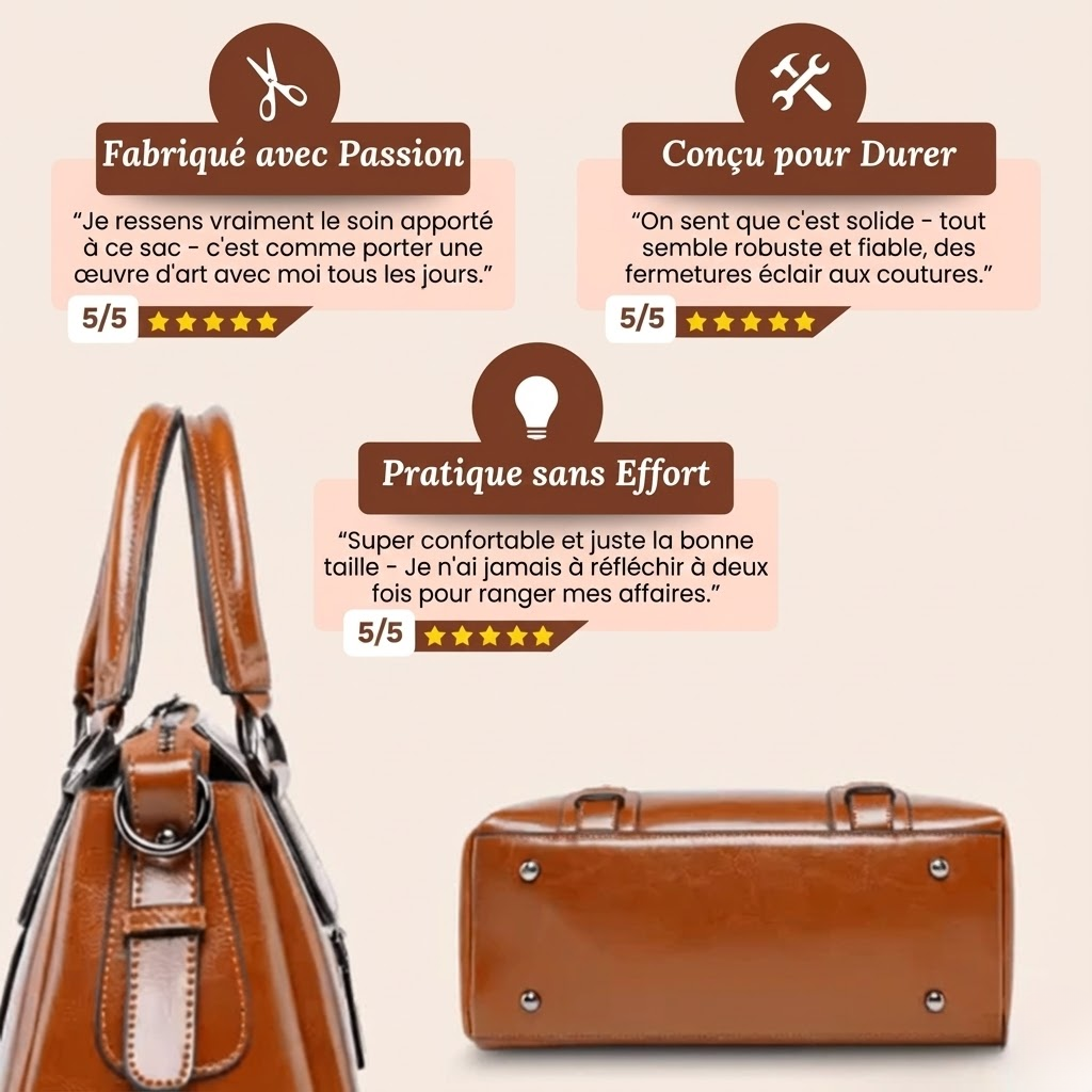 Ida | Shiny Shoulder Bag