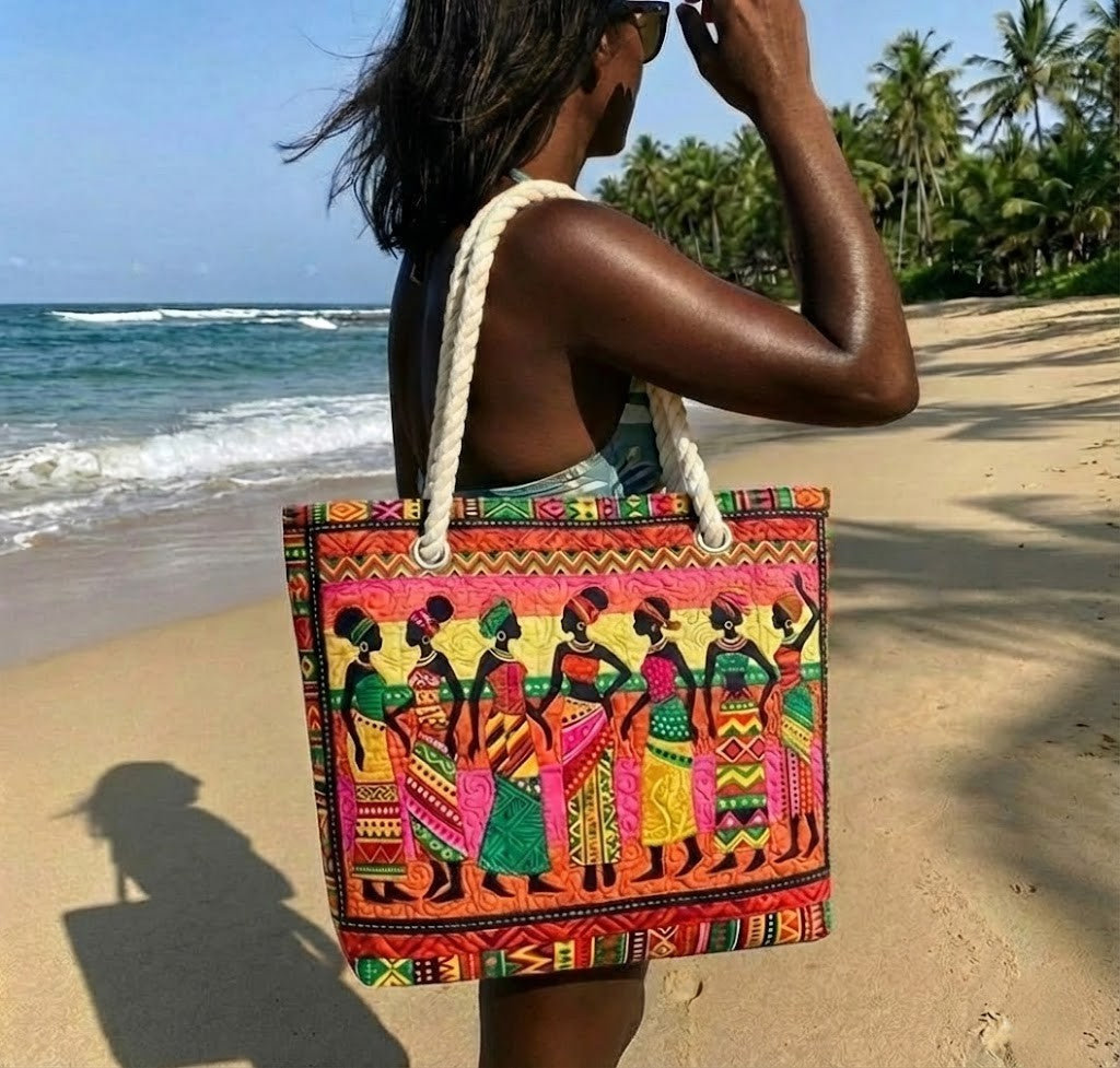 Handgemachte Strandtasche | Melanin Königinnen